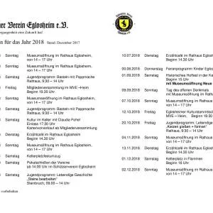 Terminplan 2018 - HVE
