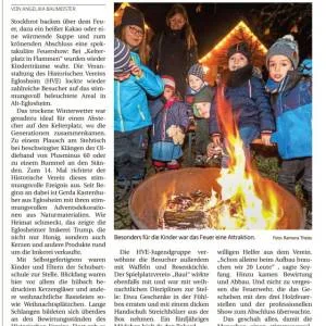 Kelterplatz in Flammen - 2019